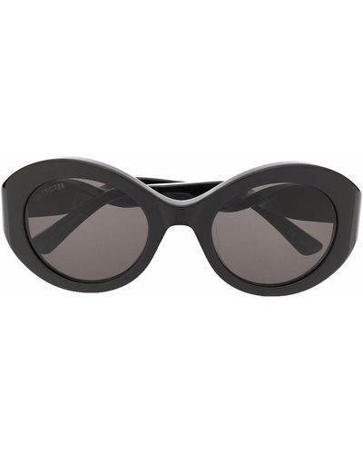 Balenciaga Twist Round-frame Sunglasses - Black