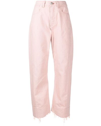 Jil Sander High Waist Jeans - Roze