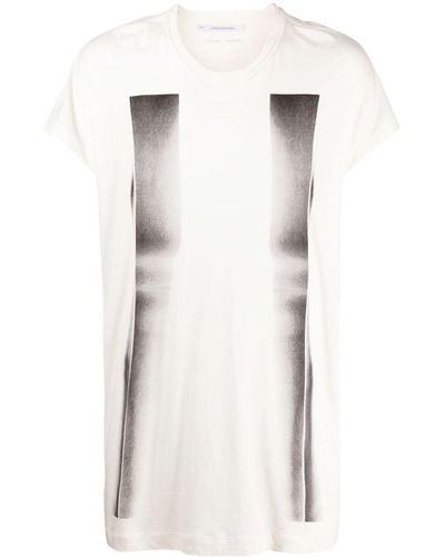 Julius T-shirt à imprimé graphique - Blanc
