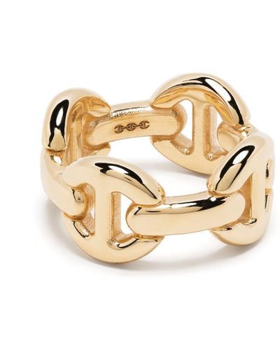 Hoorsenbuhs Chain Link Ring - Metallic