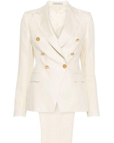 Tagliatore Alicya Double-breasted Suit - Natural