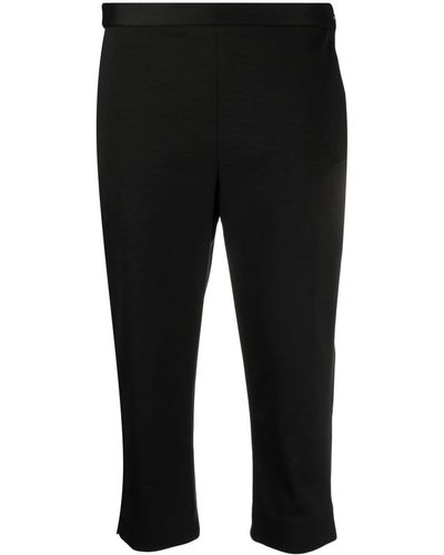 Polo Ralph Lauren High-waisted Crop-leg Pants - Black