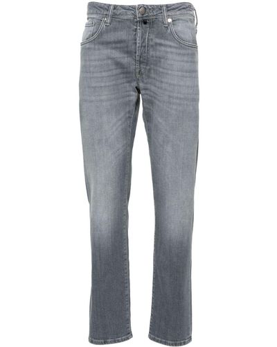 Incotex Lav 2 Slim-leg Jeans - Gray