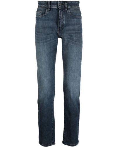 BOSS Jeans slim con applicazione - Blu
