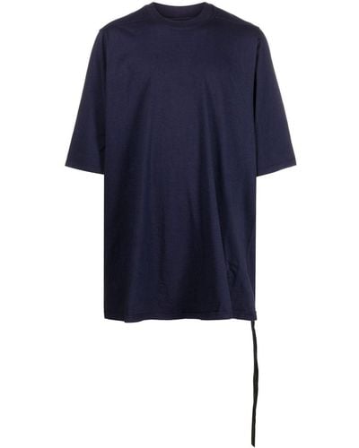 Rick Owens T-shirt Tommy T Jumbo - Blu
