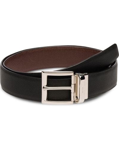 Prada Reversible leather belt - Schwarz