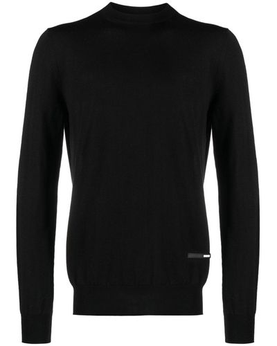 OAMC Fine-knit Merino-wool Sweater - Black
