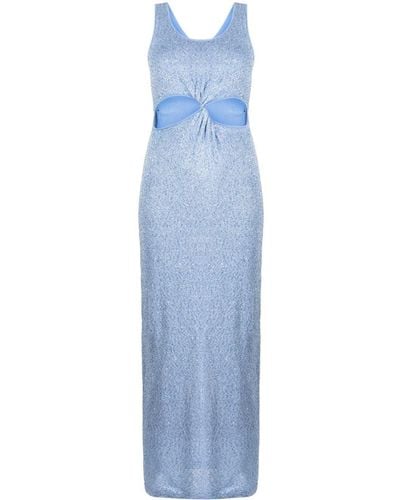 Jonathan Simkhai Rayne Sequined Maxi Dress - Blue