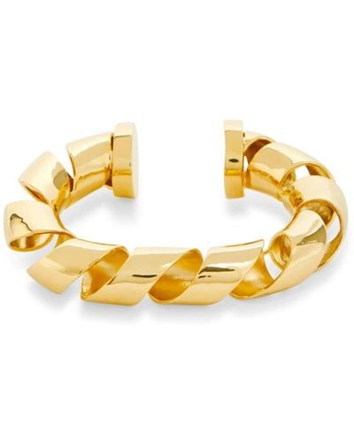 Rabanne Xl Link Twisted Bracelet - Metallic