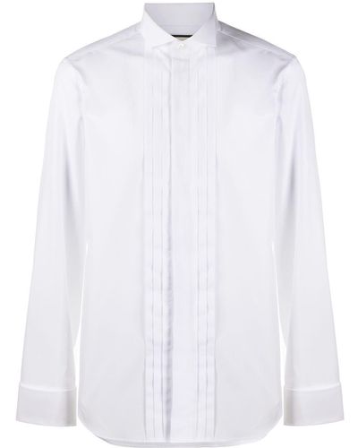 Gucci Pintuck Formal Shirt - White