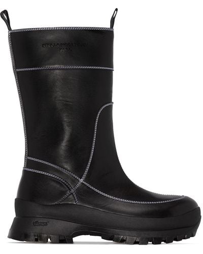 Stella McCartney Trace Vegan-leather Boots - Black