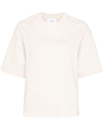 Axel Arigato T-shirt en coton à logo imprimé - Blanc