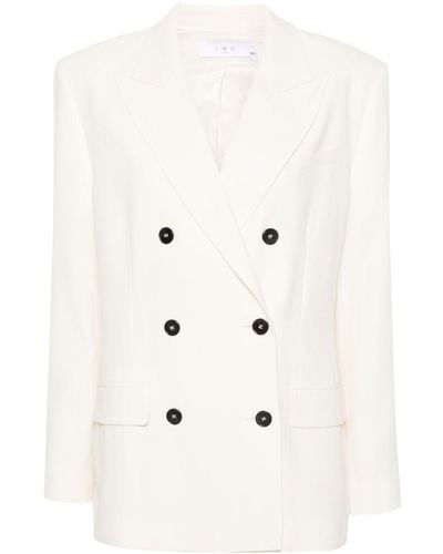 IRO Kristal Double-breasted Blazer - Natural