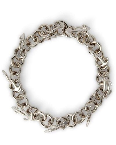 Off-White c/o Virgil Abloh Halskette aus verschiedenen Ketten - Mettallic