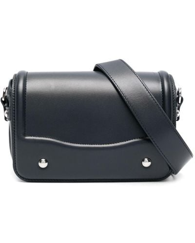 Lemaire Mini Ransel Leather Crossbody Bag - Blue
