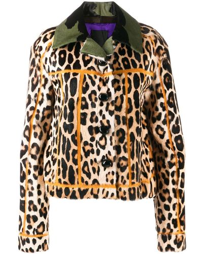 Liska Leopard Print Jacket - Multicolour
