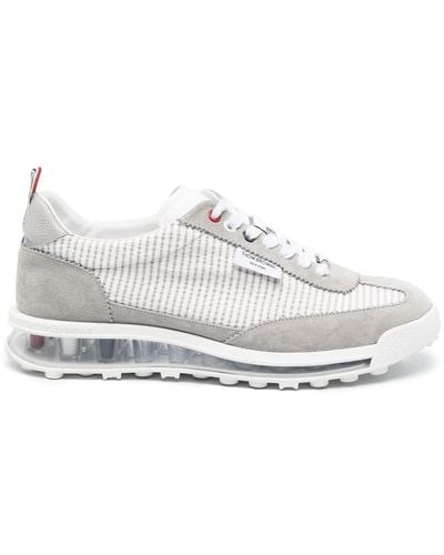 Thom Browne Tech Runner Panelled Trainers - White