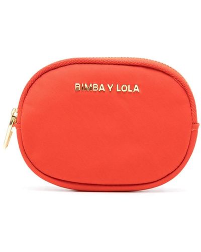 Bimba Y Lola Portafoglio con logo mini - Rosso