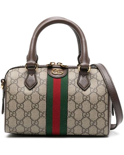 Gucci Tote Ophidia GG Mini aus Canvas - Braun