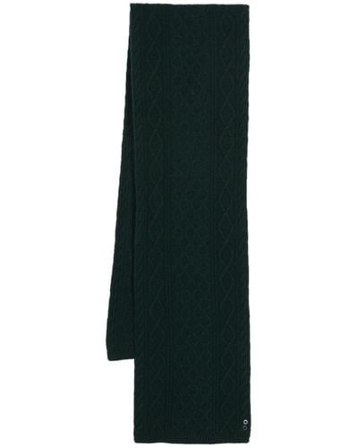 Ron Dorff Telemark Cable-knit Scarf - Green