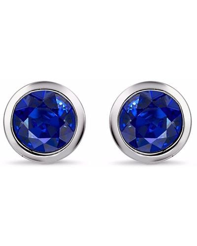 Pragnell 18kt White Gold Sundance Sapphire Earrings - Blue