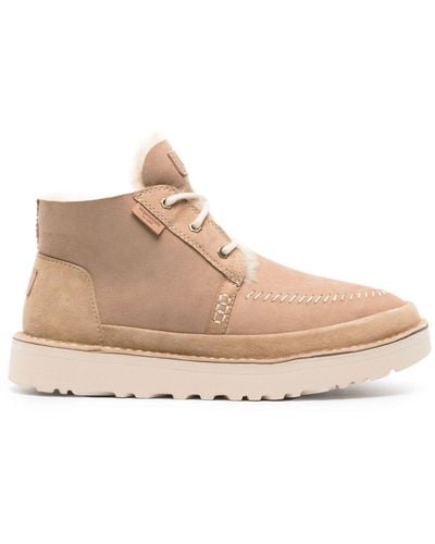 UGG Neumel Lace-up Boots - Natural
