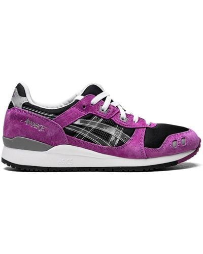 Asics X Awake Ny Gel-lyte 3 "black/pink" Sneakers - Purple