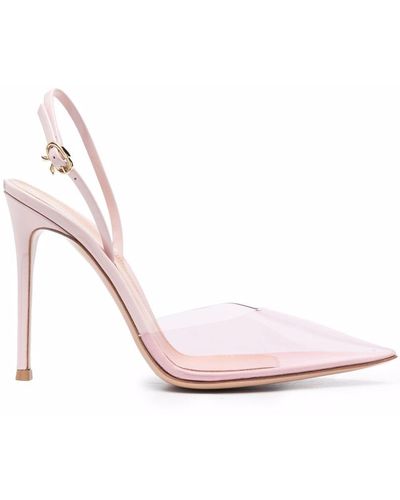 Gianvito Rossi Spitze Slingback-Pumps - Pink