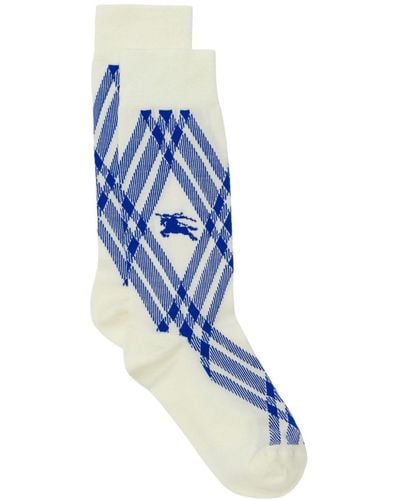 Burberry Socken mit Ritteremblem - Blau