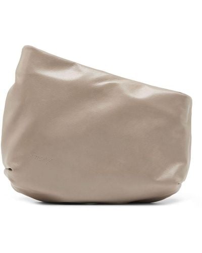 Marsèll Fastamino Leather Clutch Bag - Grey
