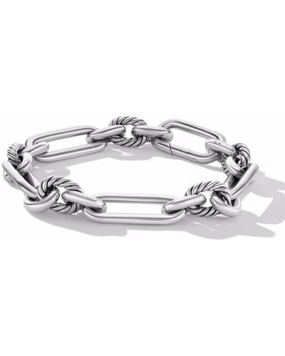 David Yurman Sterling Silver Lexington Chain Bracelet - Metallic