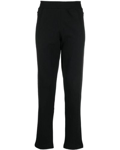 Moschino Pantalones con logo en relieve - Negro