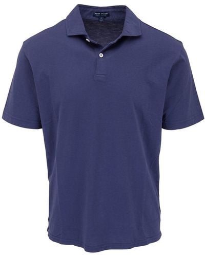 Peter Millar Poloshirt aus Pima-Baumwolle - Blau