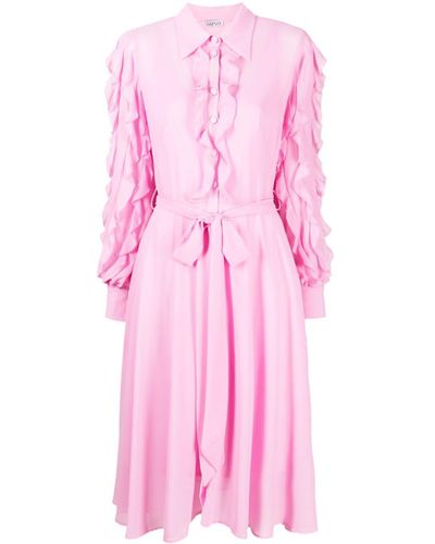 Baruni Theresa Midi Shirt Dress - Pink