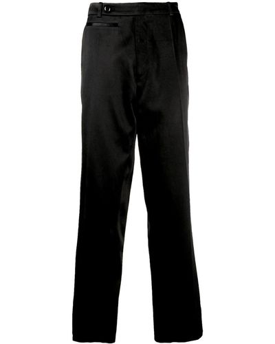 NAMACHEKO Pantalon de costume à coupe droite - Noir