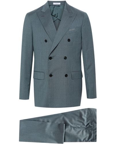 Boglioli Doppelreihiger Anzug - Blau