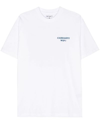 Carhartt Logo-print Organic Cotton T-shirt - White