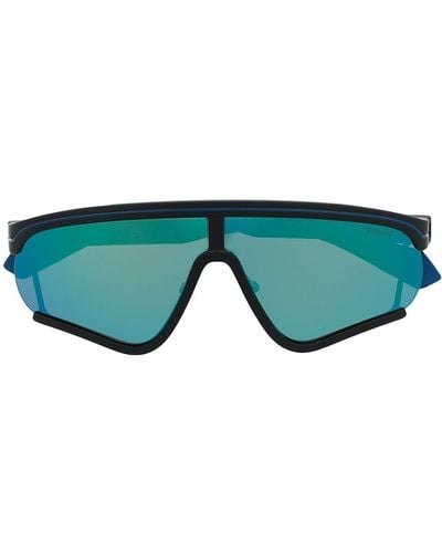 MSGM Gafas de sol con montura oversize - Negro