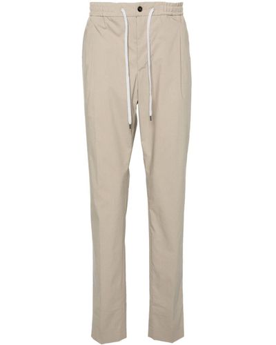 PT Torino Pantalon chino à lien de resserrage - Neutre