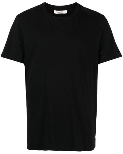 Zadig & Voltaire Ted Graphic-print Cotton T-shirt - Black