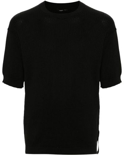 Transit Ribbed-knit T-shirt - Schwarz