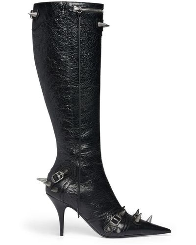 Balenciaga Cagole Stiefel 90mm - Schwarz