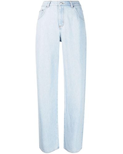 Claudie Pierlot Mid-rise Wide-leg Jeans - Blue
