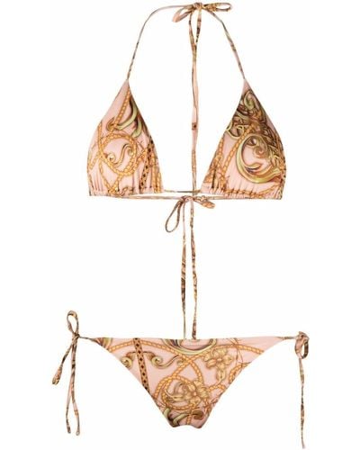 Philipp Plein New Baroque Triangle Bikini - Multicolour