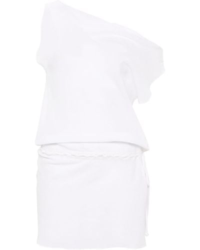 GIMAGUAS Crochet-trim Cotton Dress - White