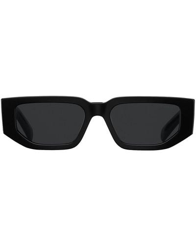 Prada Gafas de sol Symbole con montura rectangular - Negro