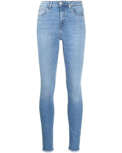 Tommy Hilfiger Jeans skinny a vita alta - Blu