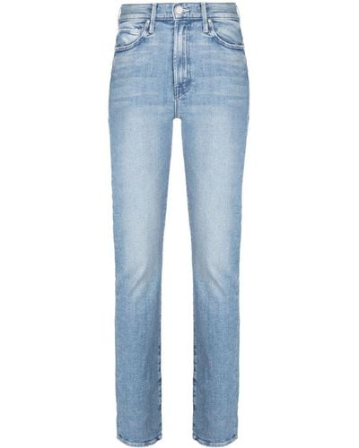 Mother The Rascal Straight Jeans - Blauw