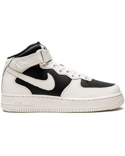 Nike Air Force 1 '07 Mid "black Sial" Sneakers - White