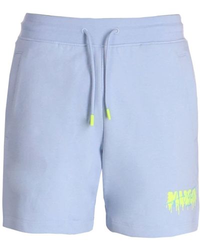 HUGO Katoenen Shorts - Blauw